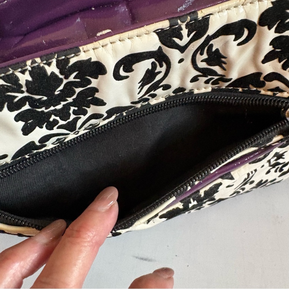 Elegant Purple and Black Women's Bag Set - Picture 7 of 13